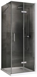 Душевой уголок ABBER Zart AG08100P-S101 100x100см хром